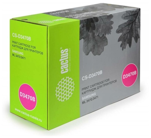 Технопапа · Картридж лазерный Cactus CS-D3470B ML-D3470B черный (10000стр.) для Samsung ML-3470/3471