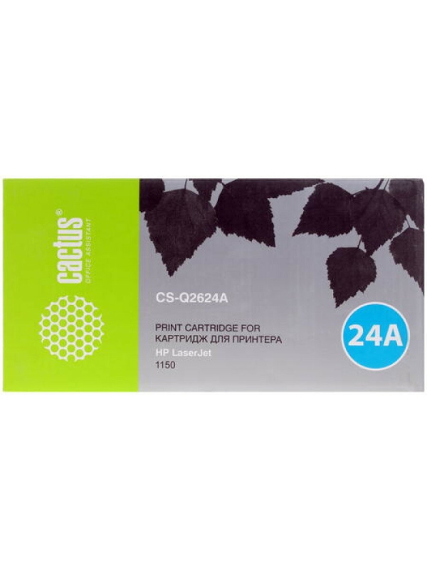 Технопапа · Картридж лазерный Cactus CS-Q2624A черный, с чипом
