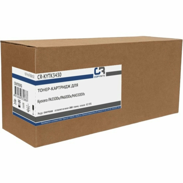 Технопапа · Copyrite Картридж лазерный CR-KYTK3430 TK-3430 черный (25000стр.) для Kyocera PA5500x/PA6000x/MA5500