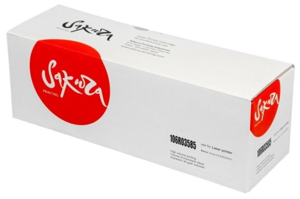 Технопапа · Картридж 106R03585 для XEROX, лазерный, черный, 24600 страниц, Sakura