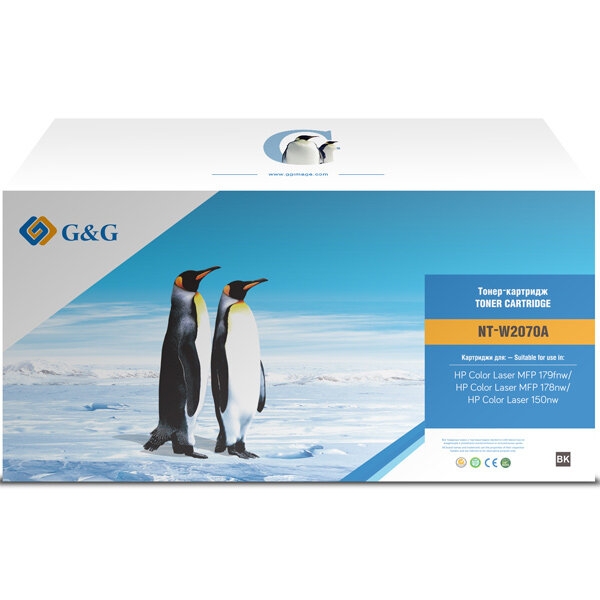 Технопапа · Картридж для для HP W2070A чёрный, G&ampG совместимый совместимый
