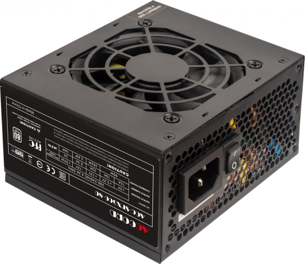 Технопапа · Блок питания Accord SFX 500W ACC-SFX500-80 (20+4pin) APFC 80mm fan 3xSATA RTL