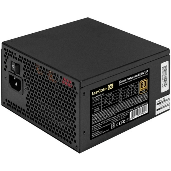 Технопапа · Блок питания Exegate ATX, 850W, 850VSP FC 80 Plus Gold (EX297233RUS)