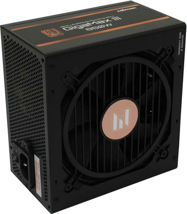 Технопапа · Блок питания Zalman, ZM850-GV3, ATX12V 3.0 Gen5, 850Вт, черный