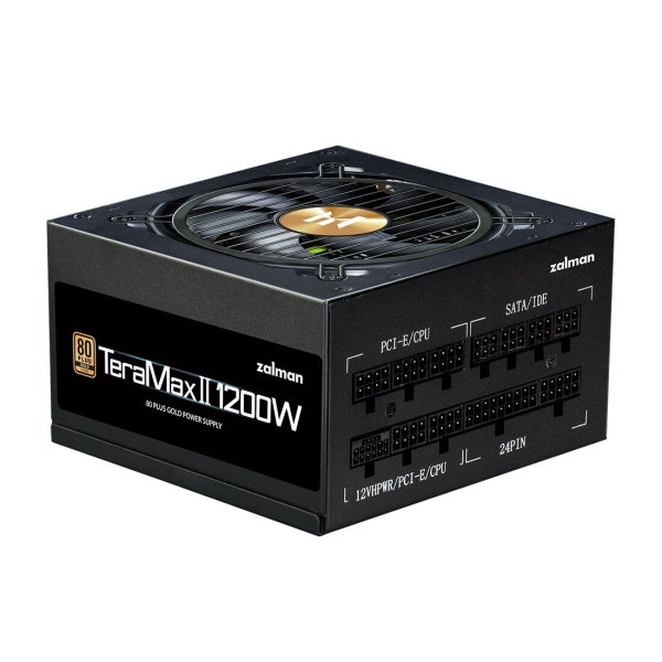 Технопапа · Блок питания Zalman TeraMax II 1200W Black ZM1200-TMX2 (120mm, APFC, 80 PLUS Gold)