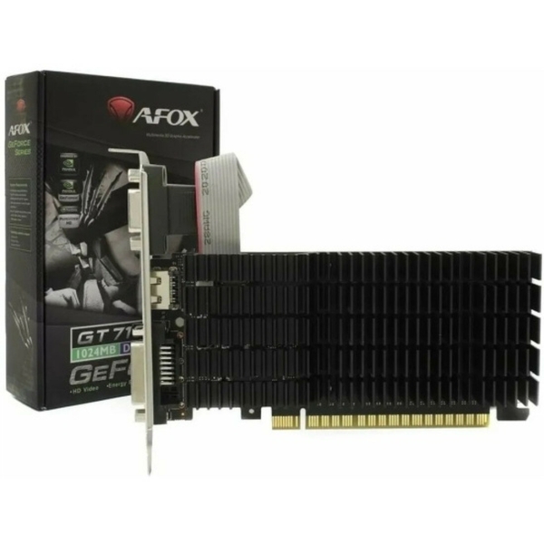 Технопапа · Видеокарта AFOX GeForce GT 710, 1Гб,