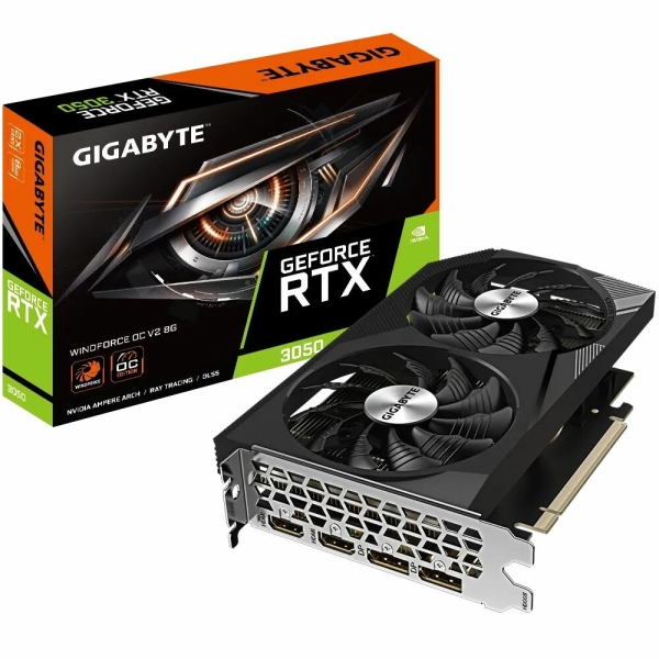 Технопапа · Видеокарта Gigabyte RTX3050 WINDFORCE OC V2 8GB