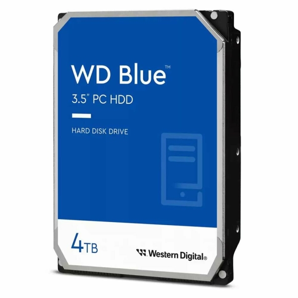 Технопапа · Жесткий диск WD Blue WD40EZAX, 4ТБ, HDD, SATA III, 3.5" WD40EZAX