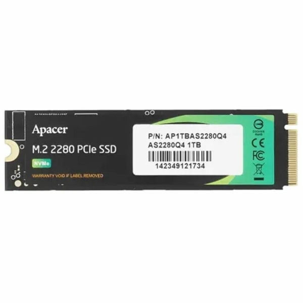 Технопапа · Apacer накопитель SSD M.2 2280 1TB AS2280Q4L Client SSD AP1TBAS2280Q4L - 1