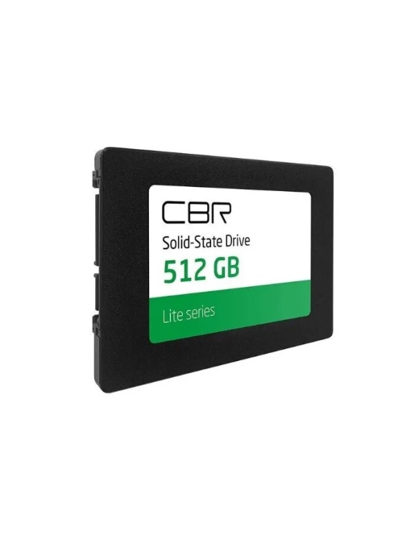 Технопапа · Накопитель SSD CBR SSD-512GB-2.5-LT22 2.5", 512ГБ, 3 бит TLC, 3D NAND, TLC, SATA III