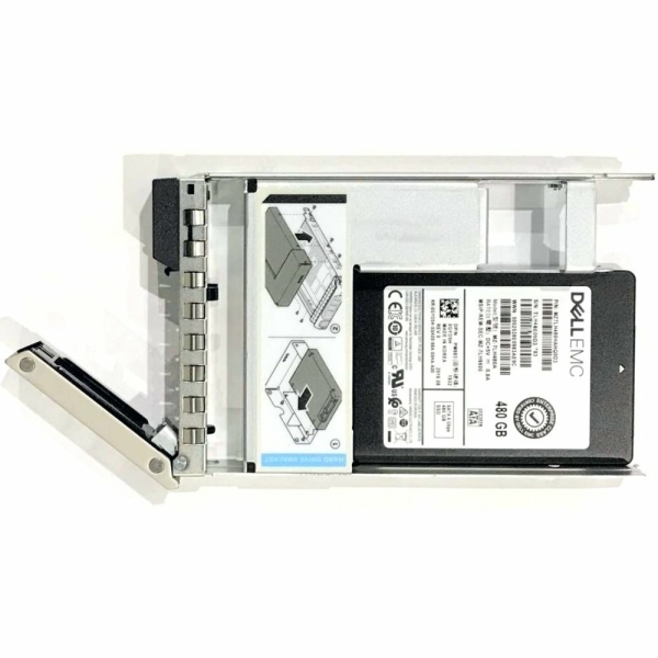 Технопапа · Dell 400-AXRJ Накопитель SSD 480GB SSD SATA Read Intensive 6Gbps 512 2.5in Hot-plug AG Drive,3.5in HYB CARR, 1 DWPD, 876 TBW