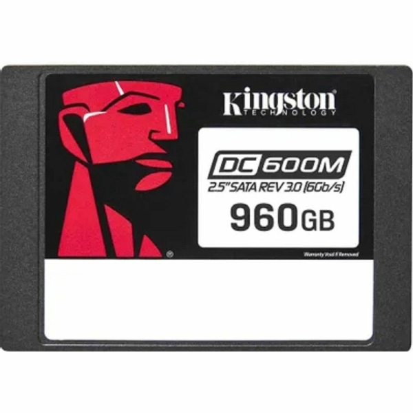 Технопапа · Kingston накопитель SSD DC600M, 960GB, 2.5" 7mm, SATA3, 3D TLC, SEDC600M 960G
