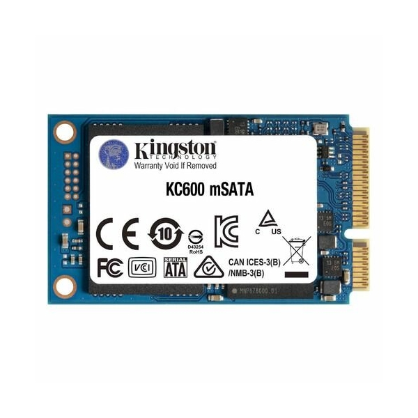 Технопапа · SSD накопитель Kingston KC600 SKC600MS/512G 512ГБ, mSATA, mSATA, mSATA