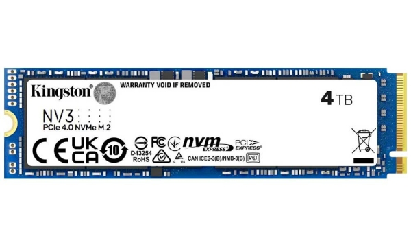 Технопапа · SSD накопитель Kingston M.2 SSD NV3 4000GB PCIe 4.0 (SNV3S/4000G)
