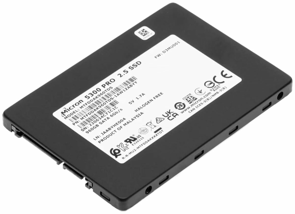 Технопапа · Серверный накопитель Micron 2.5 5300 PRO 960 Гб SATA III (MTFDDAK960TDS-1AW1ZABYY)