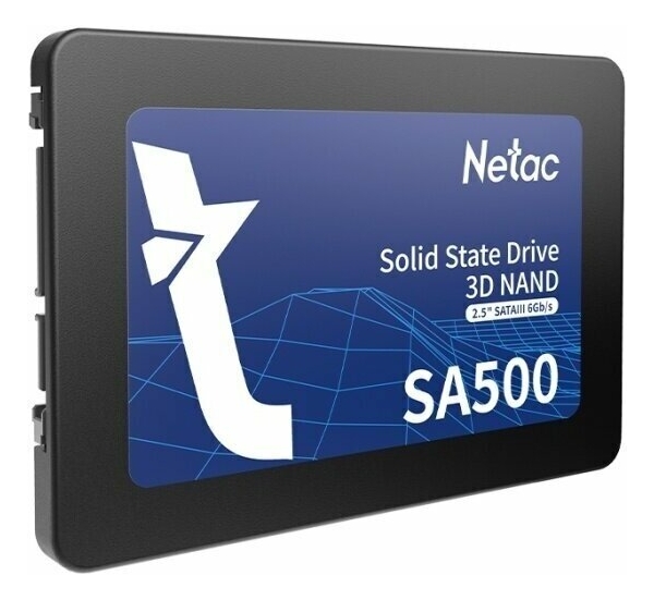 Технопапа · SSD-накопитель Netac NT01SA500-2T0-S3X, 2TB, SATA III, 2.5", TLC