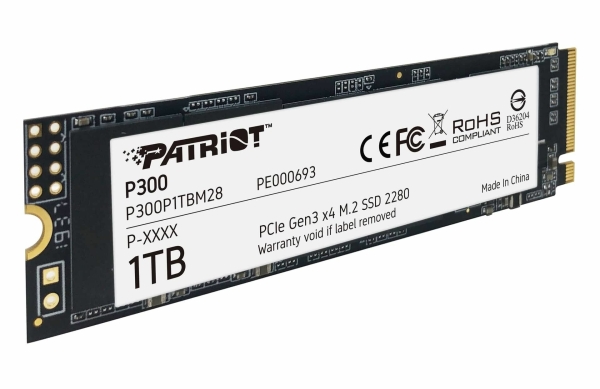 Технопапа · SSD-накопитель Patriot P300, 512GB, M.2