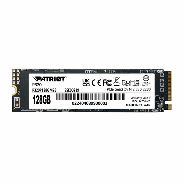 Технопапа · SSD накопитель Patriot P320 P320P1TBM28 1ТБ, M.2 2280, PCIe 3.0 x4, NVMe, M.2