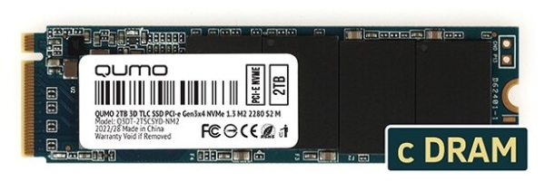 Технопапа · Накопитель SSD 2000 ГБ M.2 QUMO Novation [PCI-E 3. x x4