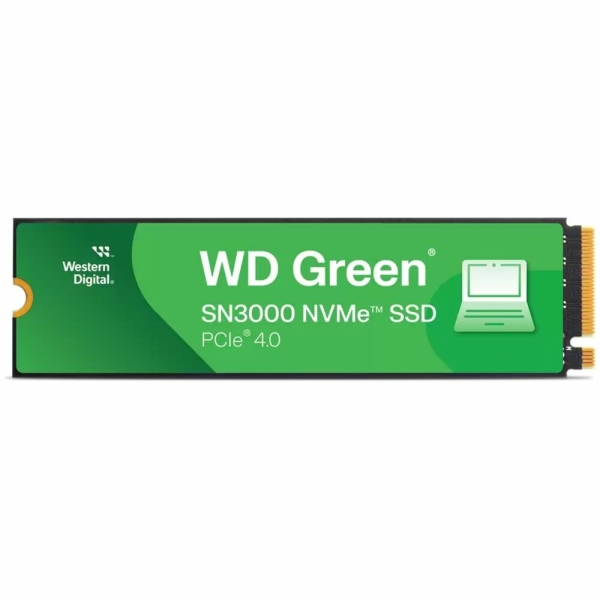 Технопапа · Внутренний SSD-накопитель 500Gb Western Digital Green SN3000 (WDS500G4G0E) M.2 2280 PCIe NVMe 4.0 x4