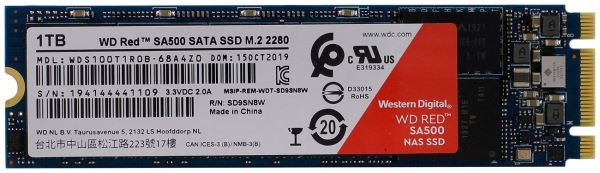 Технопапа · Накопитель SSD Western Digital M.2 Red SA500 1000 Гб SATA III (WDS100T1R0B)