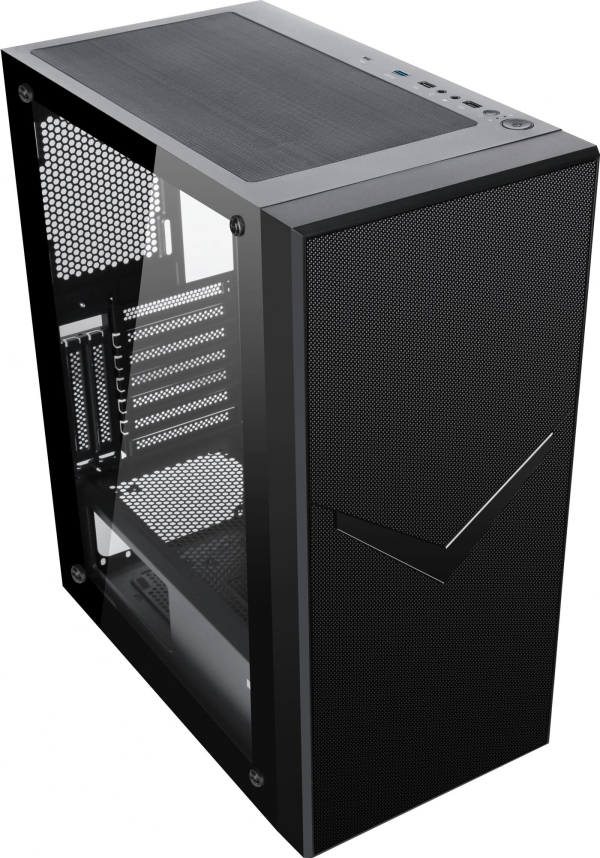 Технопапа · ACCORD ACC-3501 Компьютерный корпус 3501 черный без БП ATX 2xUSB2.0 1xUSB3.0 1xUSB3.1 audio bott PSU