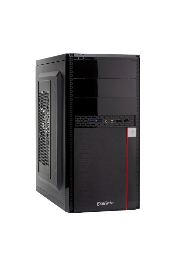 Технопапа · ExeGate EX277438RUS Корпус Minitower MA-371X-UN600 (mATX, БП UN600 с вент. 12см, 2*USB+2*USB3.0, аудио, черный)