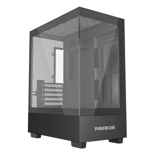 Технопапа · Корпус Powercase Vision Micro M (CVMMB-L0), цвет черный, без блока питания