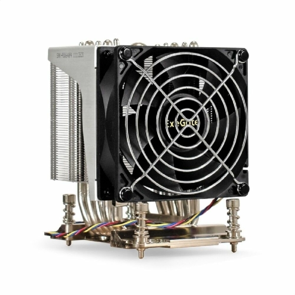 Технопапа · EXEGATE Вентиляторы EX293437RUS Кулер ESNK - P0064AP4. PWM.4U. SP3. Cu Al+Cu, 4U, 6 тепл. трубок, LGA SP3, TDP 280W, PWM, 1900 - 3800RPM, 2 ball bearing, 4pin, 44db, 730г, на винтах, с термопастой, Retail box