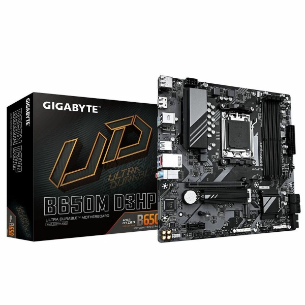Технопапа · Материнская плата Gigabyte B650M D3HP AX, AM5, AMD B650, Micro ATX