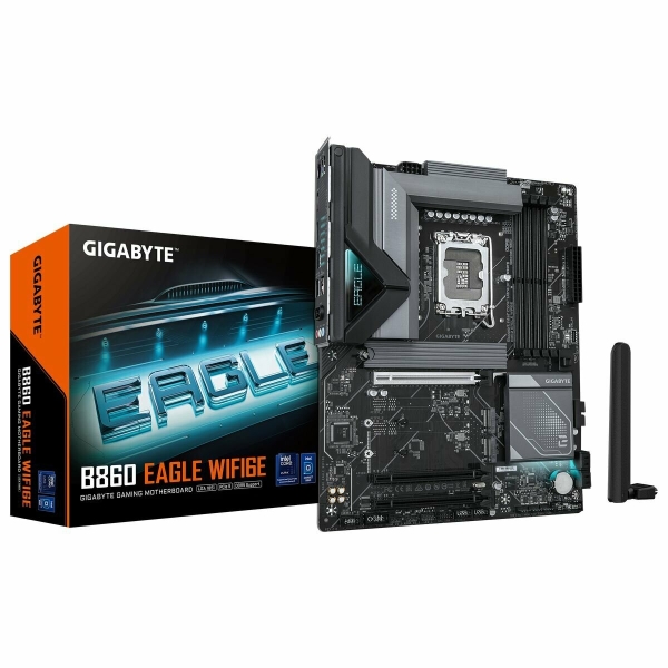 Технопапа · Материнская плата Gigabyte B860 EAGLE WIFI6E, LGA1851, Intel B860, ATX, RTL (B860 EAGLE WIFI6E)