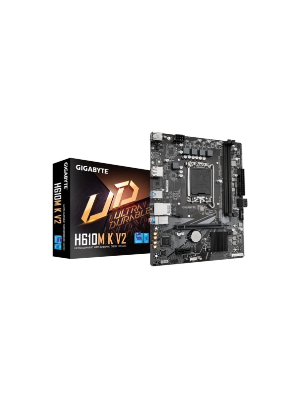 Технопапа · Материнская плата GIGABYTE H610M K V2 (LGA1700/H610/2xDDR5/mATX/DP, HDMI) (H610M K V2)