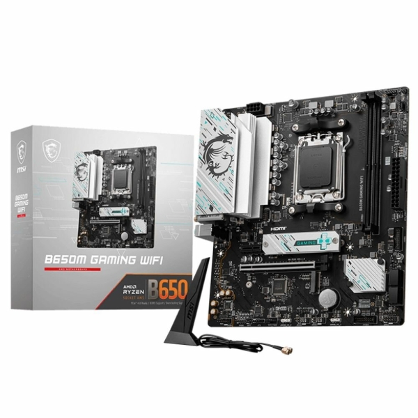 Технопапа · Материнская плата MSI B650M GAMING WIFI B650, AM5, 2*DDR5, 1*PCIEx16, 1*PCIEx1, 2*M.2, 1*TypeC, 7*US.