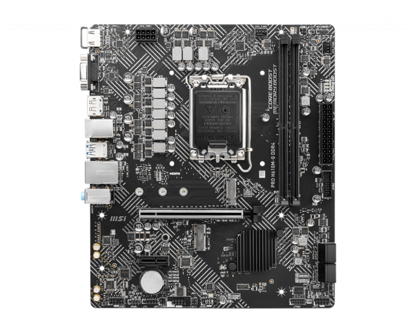 Технопапа · Материнская плата MSI PRO H610M-G DDR4, LGA1700 Intel H610, 2xDDR4 microATX