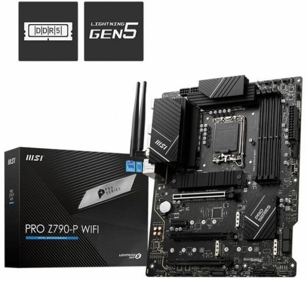 Технопапа · Материнская плата MSI PRO Z790-P WIFI MS-7E06, LGA1700,4DDR5