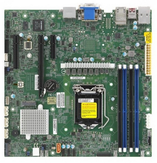 Технопапа · Материнская плата SuperMicro MBD-X12SCZ-F-O