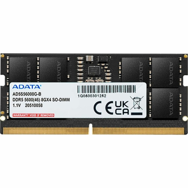 Технопапа · Модуль памяти ADATA 8GB 5600 MHz DDR5 SODIMM AD5S56008G-S