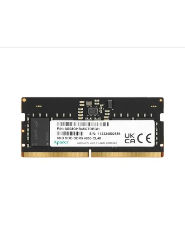 Технопапа · Модуль памяти Apacer SODIMM DDR5 - 4800 8GB CL 40FS.08G2A. RTH