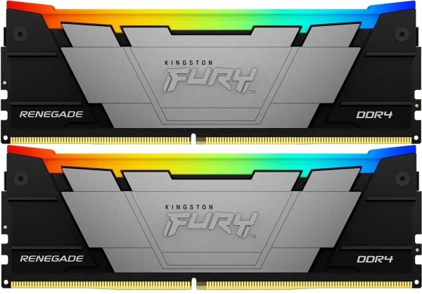 Технопапа · Оперативная память для компьютера Kingston Fury Renegade RGB DIMM 16Gb DDR4 3200 MHz KF432C16RB2AK2/16
