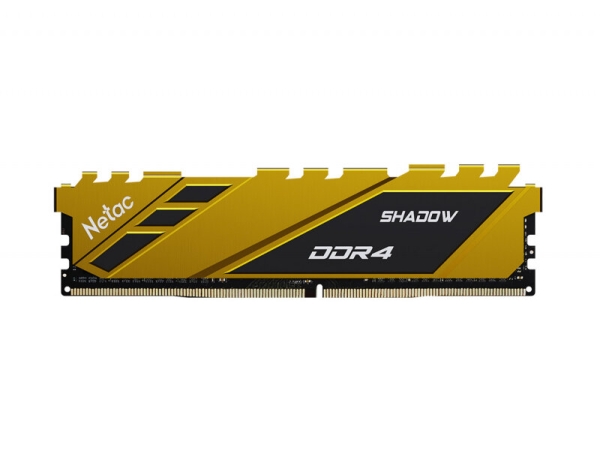 Технопапа · Оперативная память 16Gb DDR4 3200MHz Netac Shadow Yellow (NTSDD4P32SP-16Y)