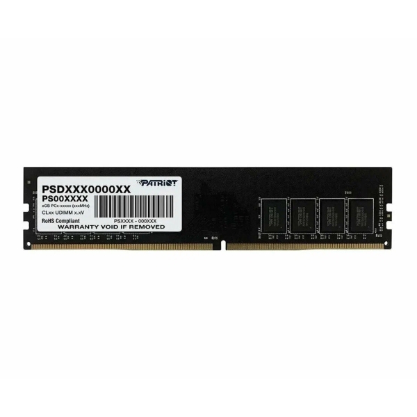 Технопапа · Оперативная память PATRIOT PSD48G32002 DDR4 DIMM 8GB 3200МHz черный