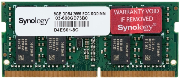Технопапа · Оперативная память Synology 8 ГБ DDR4 2666 МГц SODIMM CL19 D4ES01-8G