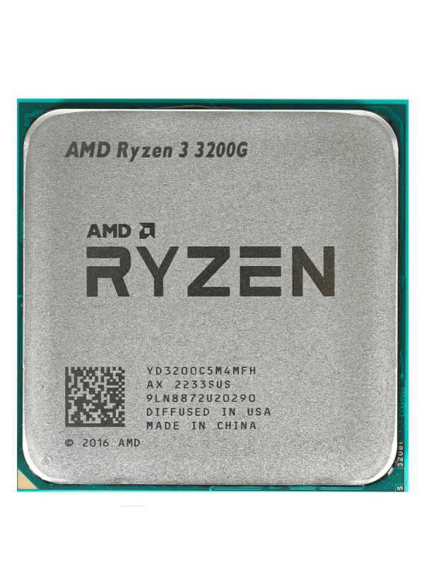 Технопапа · Процессор AMD Ryzen 3 3200G, 4 ядра, 3300 МГц