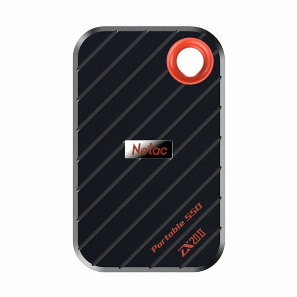 Технопапа · Внешний SSD Netac ZX20 II (NT01ZX20II-512-32BK) 512GB черный, прорезиненный