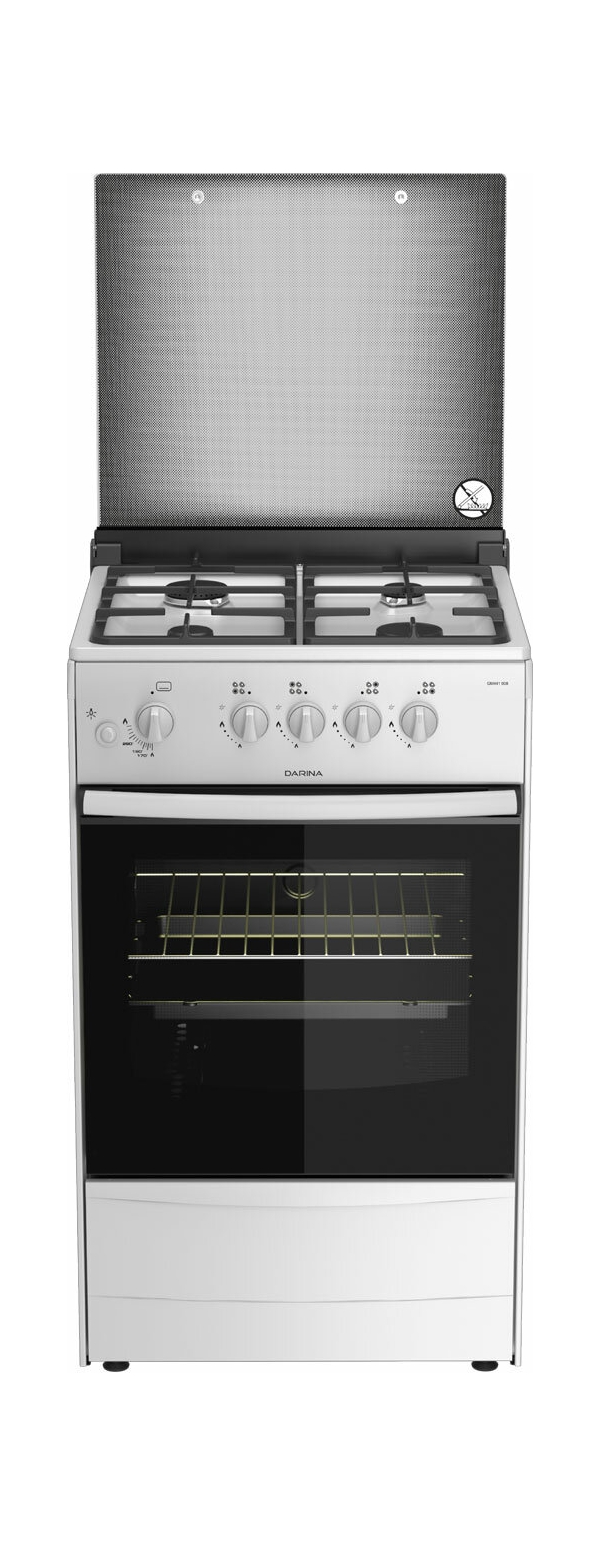 Технопапа · Газовая плита Darina 1B1 GM 441 008 W 50 см, 50 л, 4 конфорки, белый