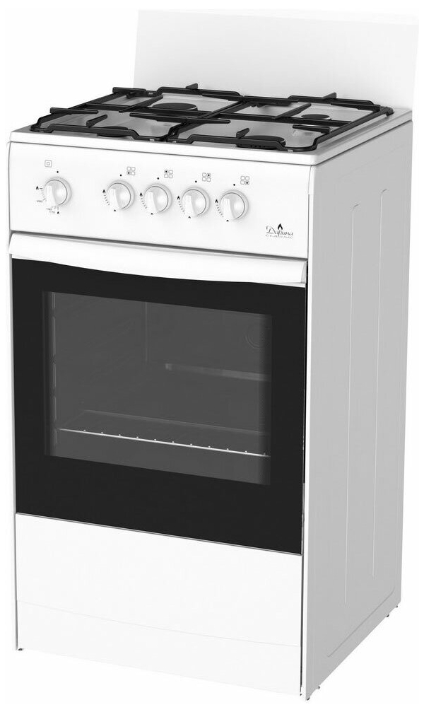 Технопапа · Газовая плита Darina S GM 441 001 W 50 см, 50 л, 4 конфорки, белый
