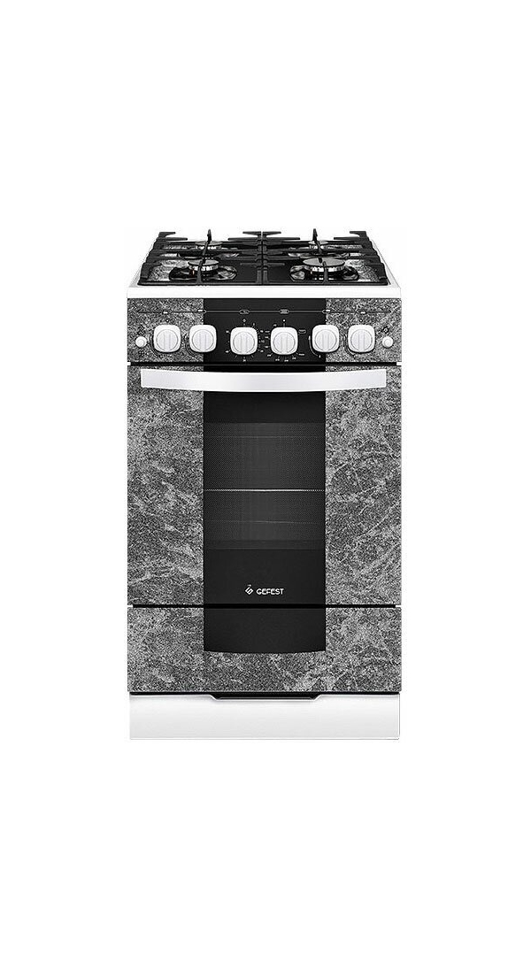 Технопапа · Газовая плита Gefest ПГ 5500-02 0113 58 см, 52 л, 4 конфорки, черный