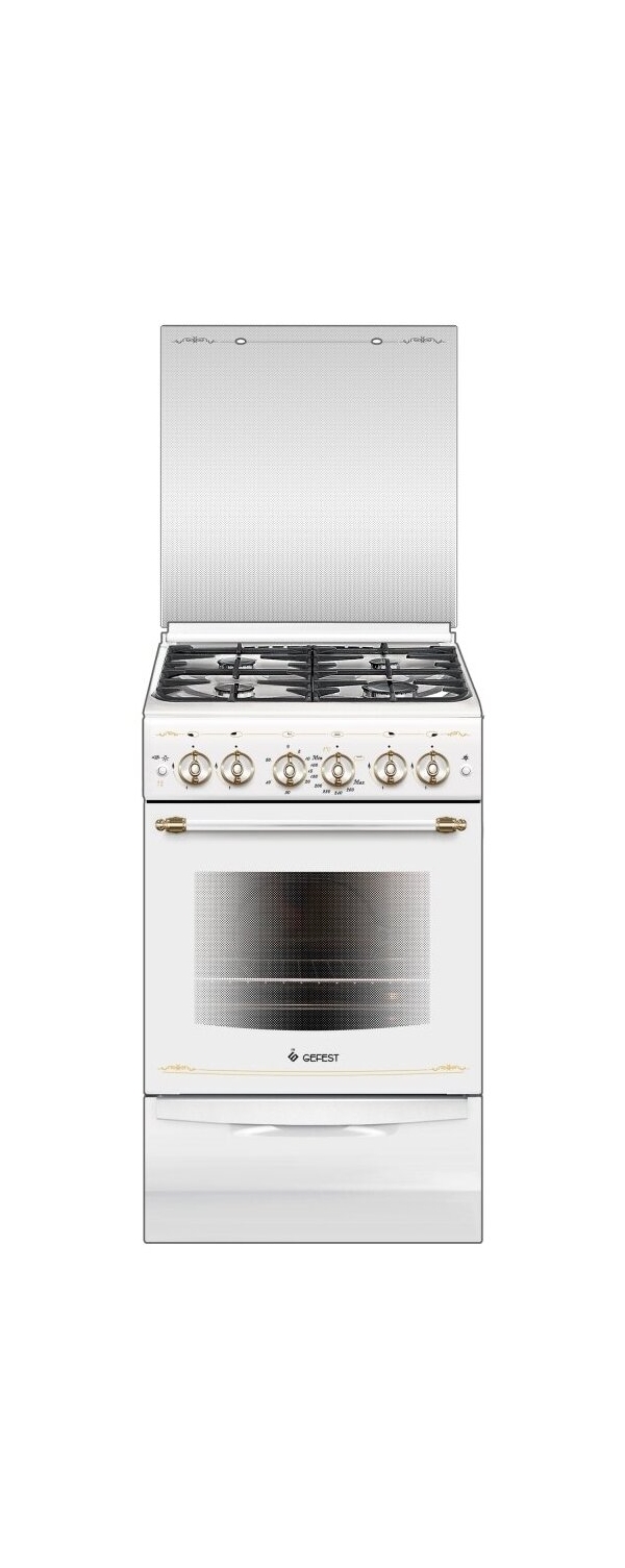 Технопапа · Плита газ. GEFEST 5100-02 0181 белый