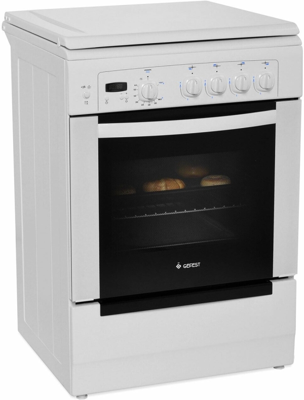 Технопапа · Газовая плита Gefest Брест 6100-03 60 см, 52 л, 4 конфорки, белый