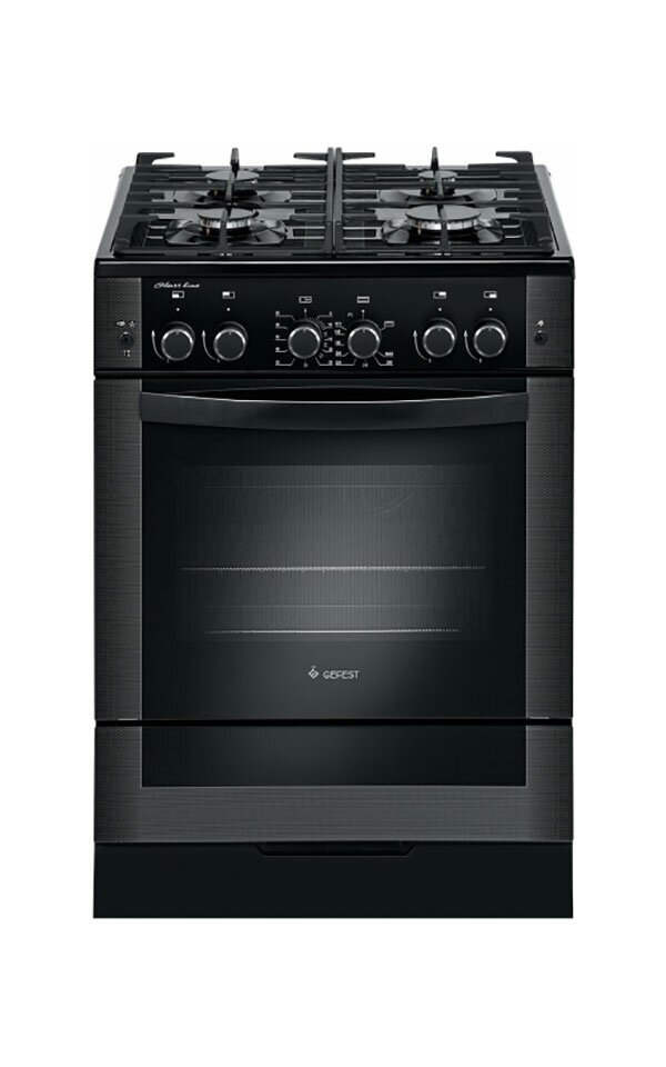 Технопапа · Газовая плита Gefest ПГ 6500-02 0044 60 см, 52 л, 4 конфорки, черный